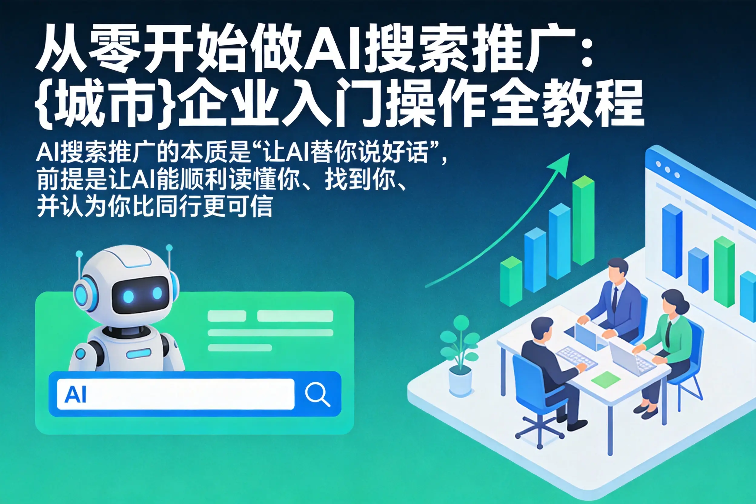 从零开始做AI搜索推广：巴彦淖尔企业入门操作全教程
