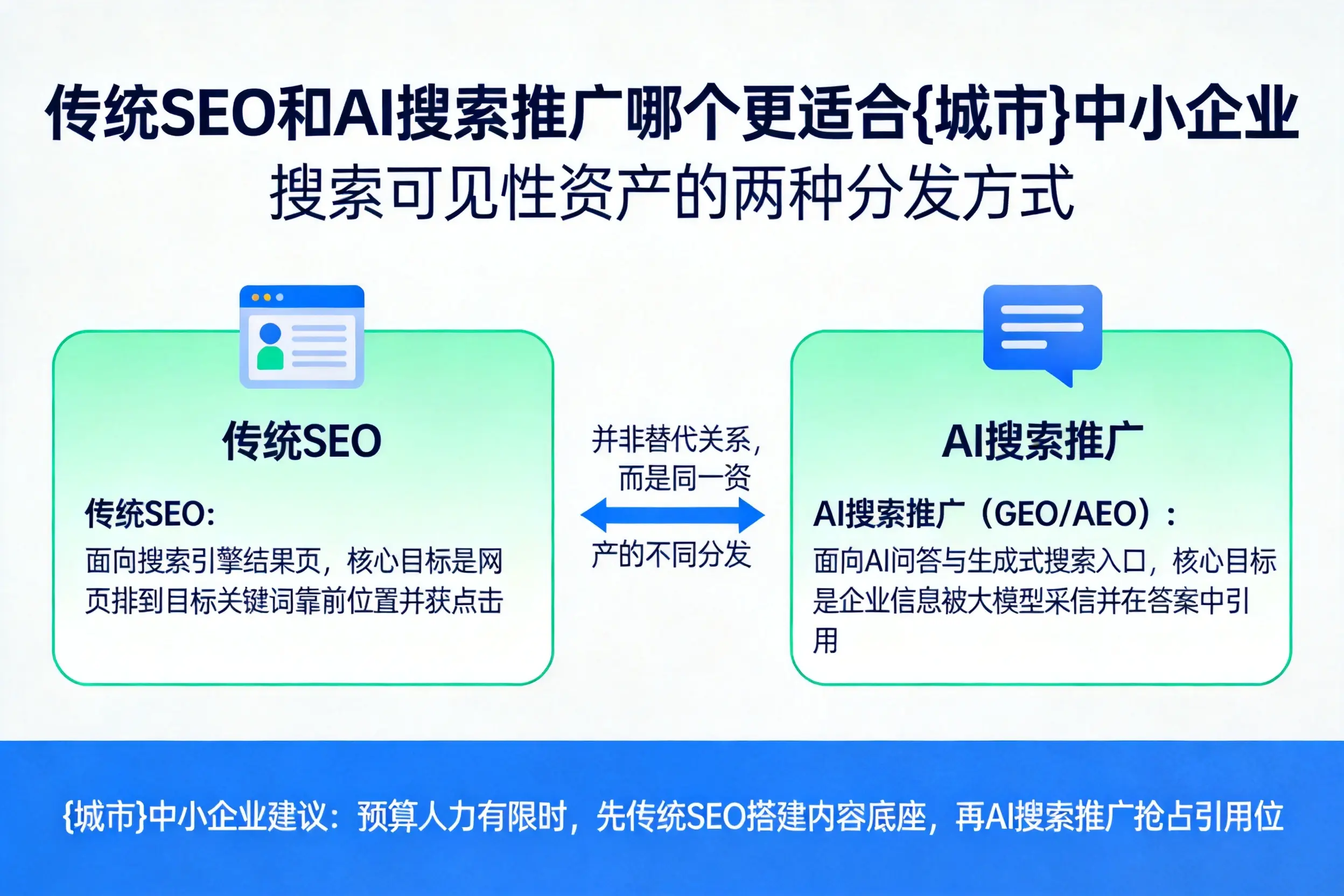 传统SEO和AI搜索推广哪个更适合巴彦淖尔中小企业