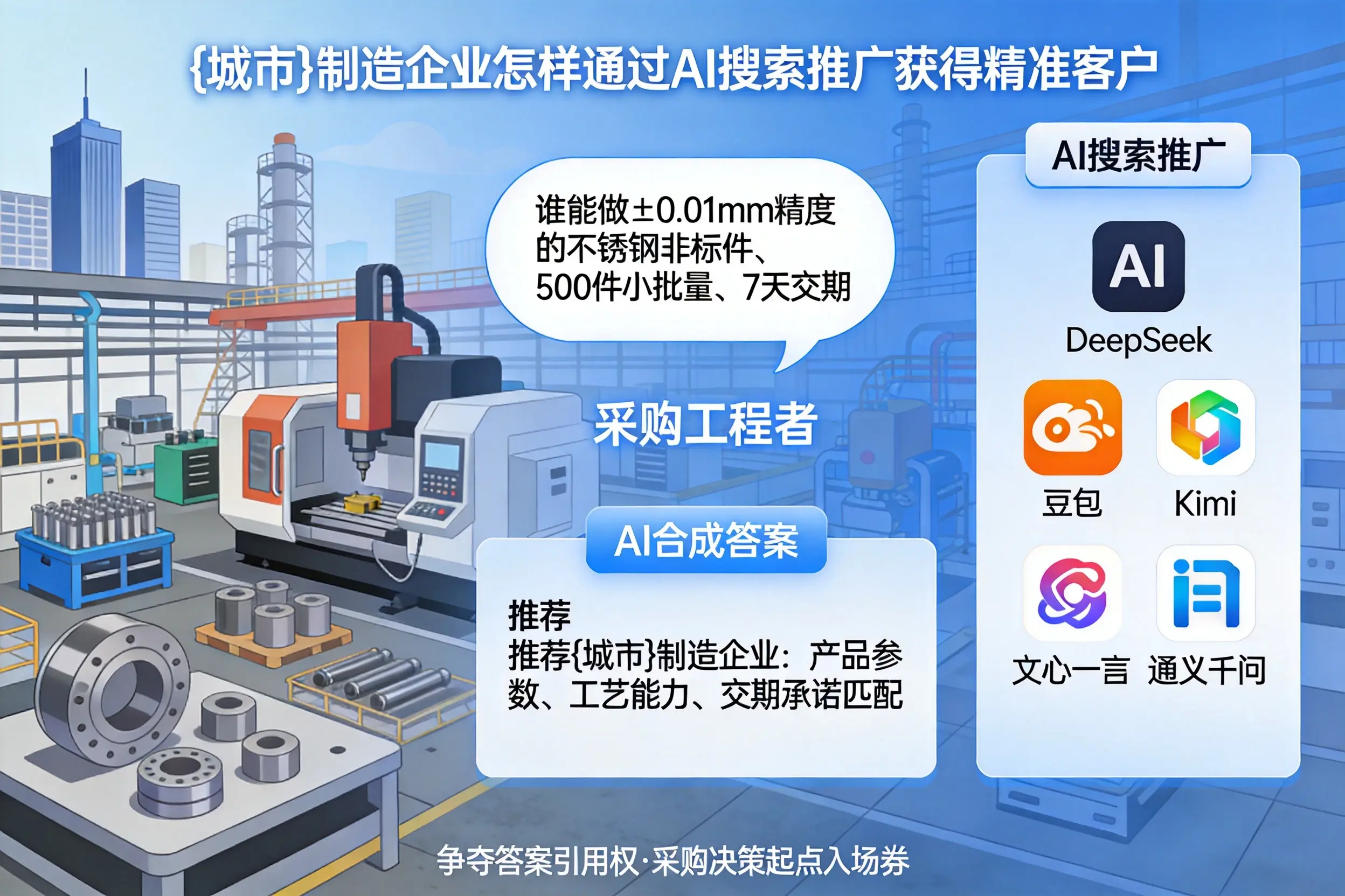巴彦淖尔制造企业怎样通过AI搜索推广获得精准客户