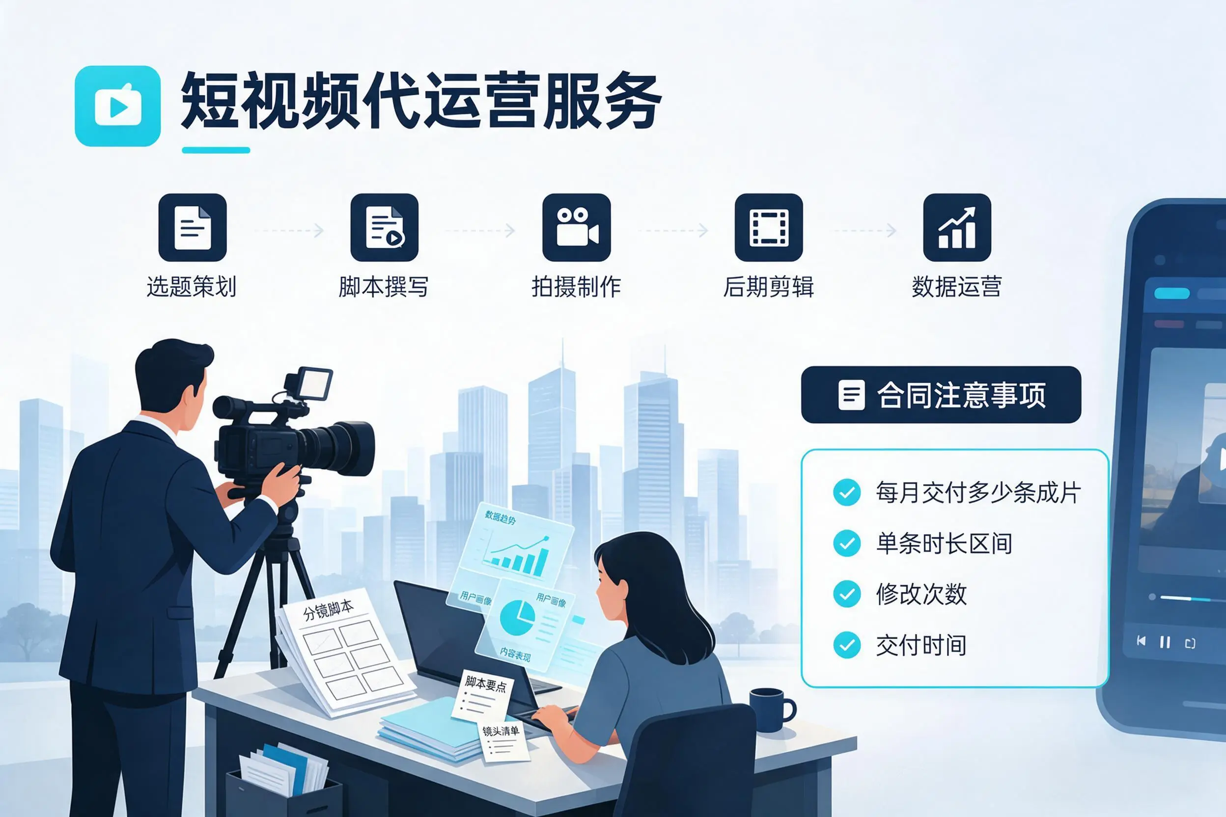 短视频代运营包含哪些服务？巴彦淖尔企业常见问题科普