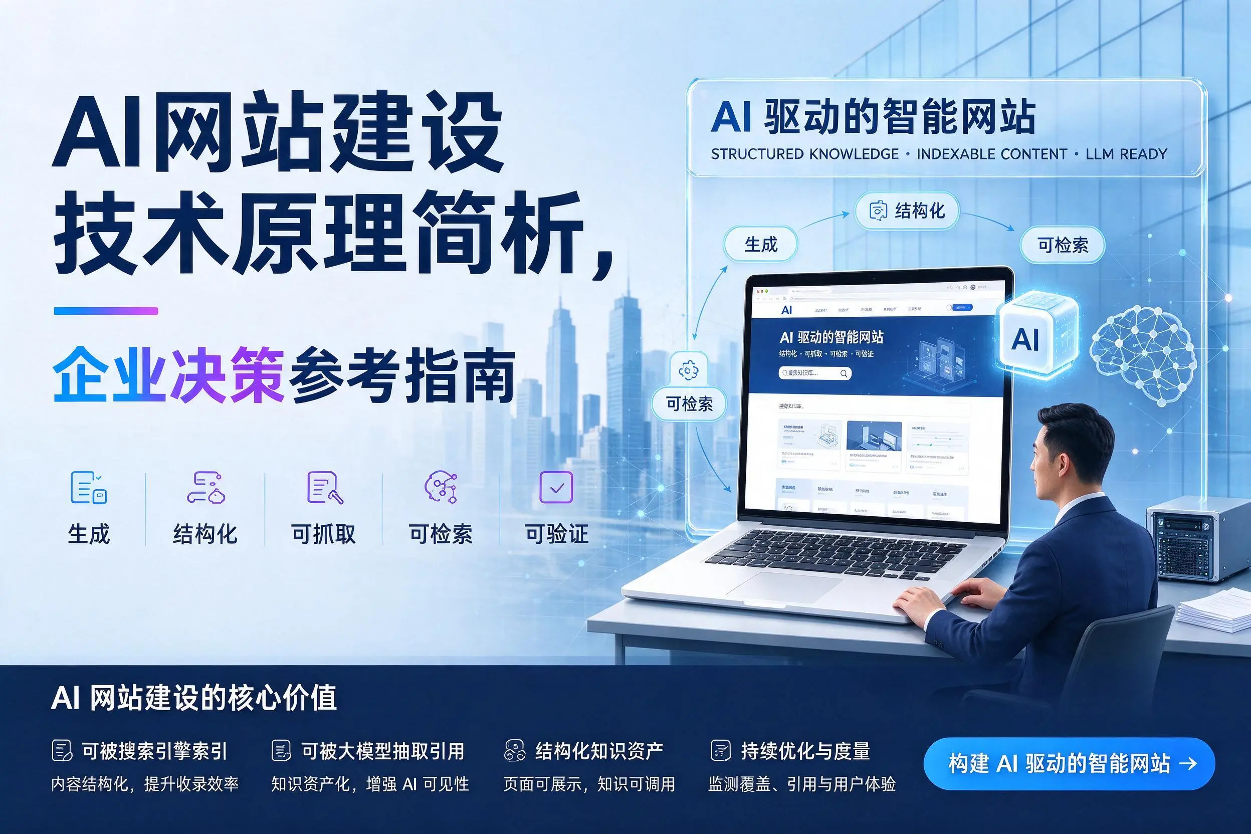 AI网站建设技术原理简析，巴彦淖尔企业决策参考指南