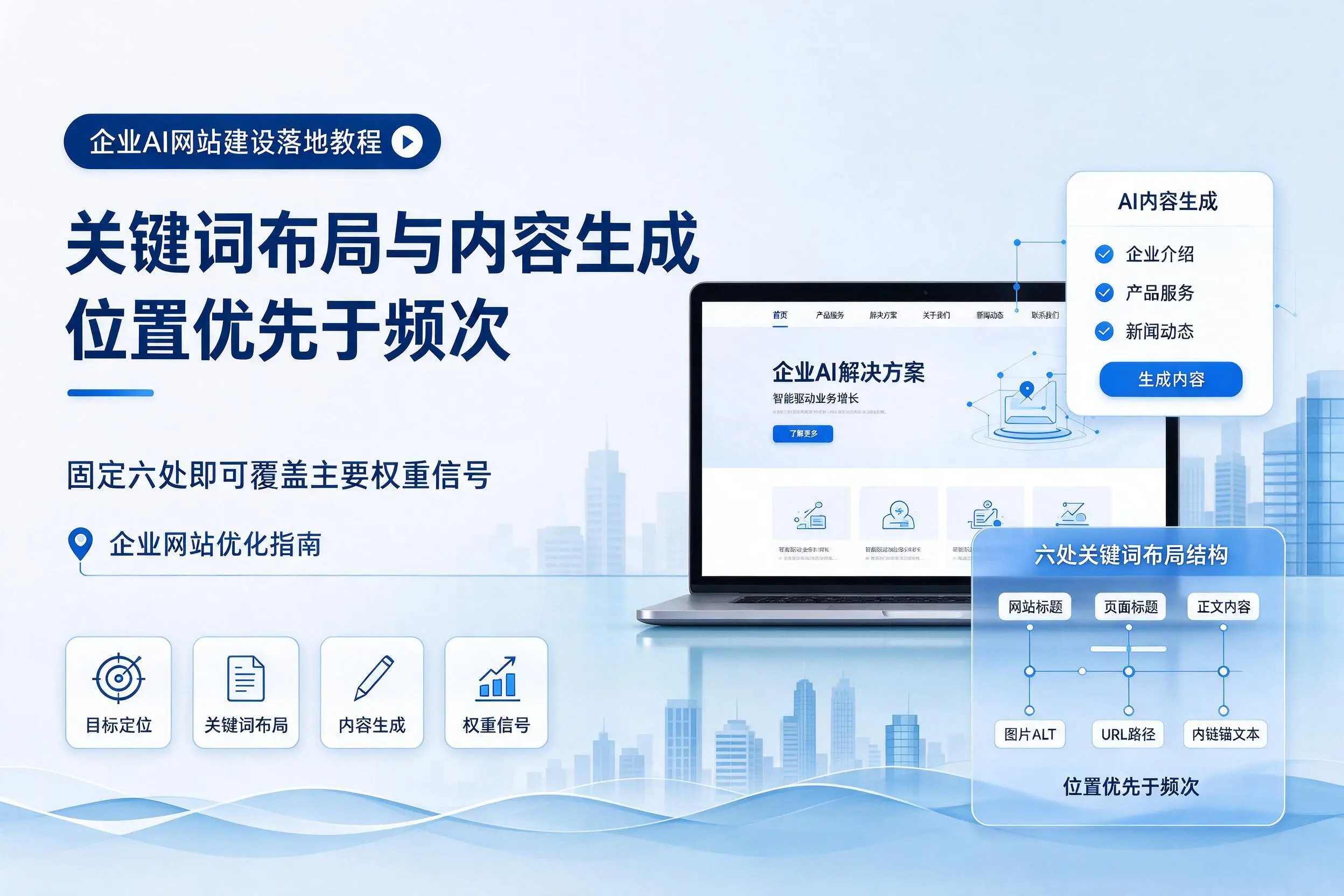 巴彦淖尔企业AI网站建设落地教程：关键词布局与内容生成