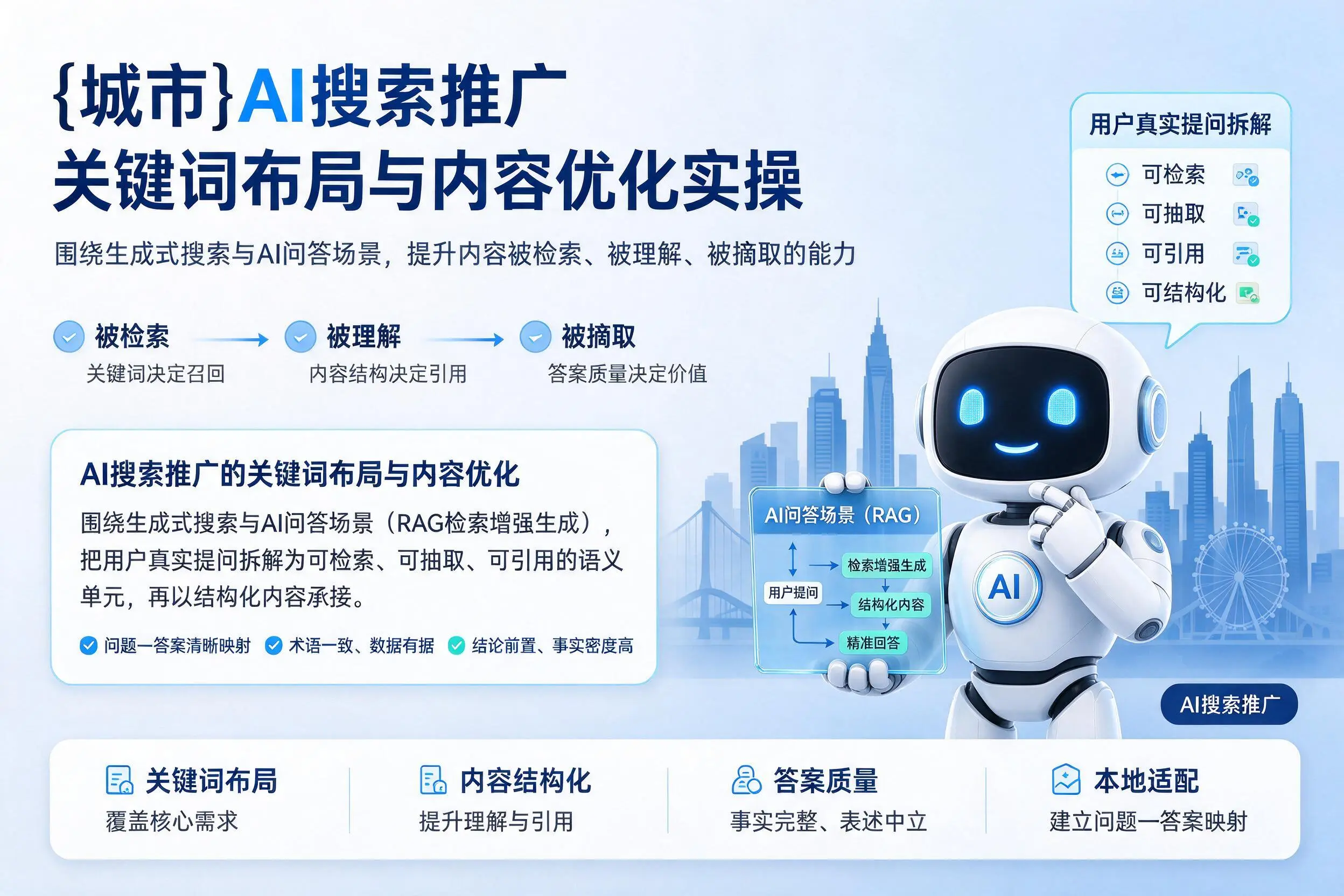 巴彦淖尔AI搜索推广关键词布局与内容优化实操